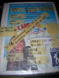 Lotto di 79 Locandine lotteria Italia  dal 1991