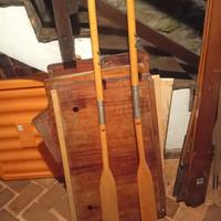 remi in legno per barca o gommone