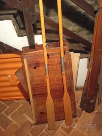 remi in legno per barca o gommone