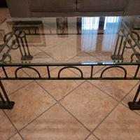 Tavolino da salotto in vetro