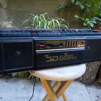 Hitachi boom box stereo portatile radio cassette