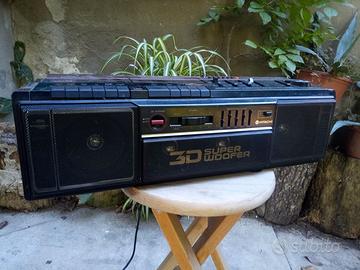 Hitachi boom box stereo portatile radio cassette