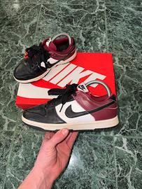 Nike dunk low rosse nere bianche taglia 38.5
