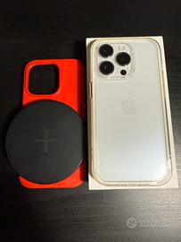 Iphone 14 pro 128gb bianco con accessori