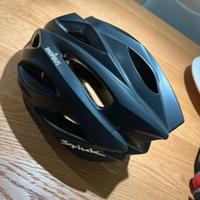 Casco bici spiuk rhombus nero opaco taglia s m