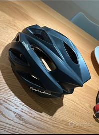 Casco bici spiuk rhombus nero opaco taglia s m