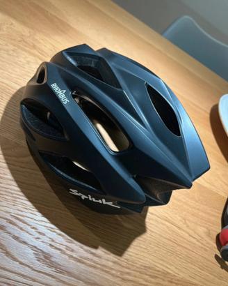 Casco bici spiuk rhombus nero opaco taglia s m