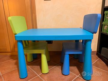 Ikea tavolino e sedie