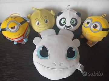 Lotto 5 peluches plush 