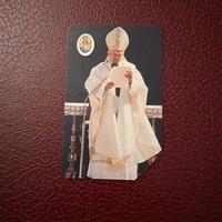 Rarissima scheda telefonica del Papa
