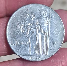 100 lire 1957
