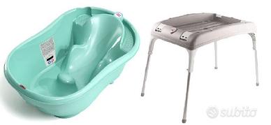 Vaschetta Ok Baby Onda colore verde con supporto