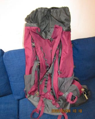zaino da trekking donna 70 + 10 litri forclaz