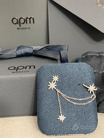 APM Monaco Mono orecchino Meteorite / Argento