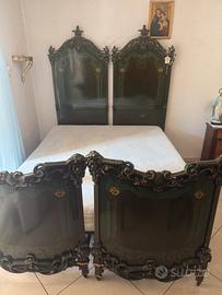 Letto matrimoniale Liberty originale primi '900