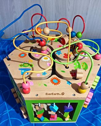 Gioco legno EverEarth 7 in 1 Grande Centro Giochi