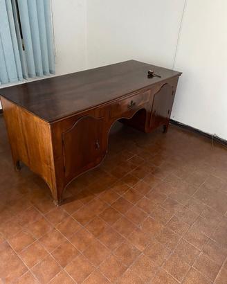 SCRIVANIA ANTICA IN NOCE
