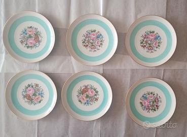 Servizio di 6 piattini da dolce (19 cm circa)
