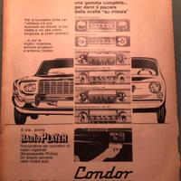Pubblicità autoradio Condor