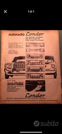 Pubblicità autoradio Condor