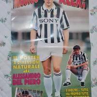 Poster Grandezza Reale Alex Del Piero - Anni 90
