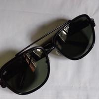 occhiali da sole uomo web eyewear nero lenti verdi