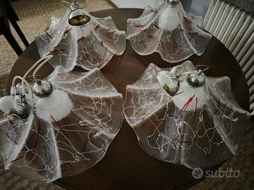 Lampadari in vetro soffiato