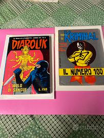 Fumetti diabolik kriminal