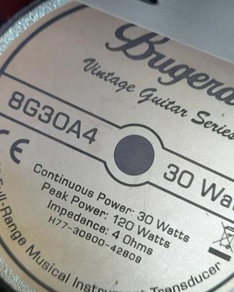 amplificatore bugera bc15 w