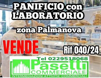 Milano zona Palmanova PANIFICIO plurivetrine