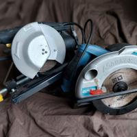 Troncatrici ferro-legno funzionanti.