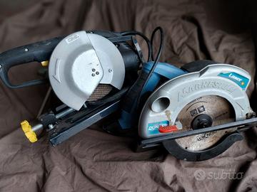 Troncatrici ferro-legno funzionanti.