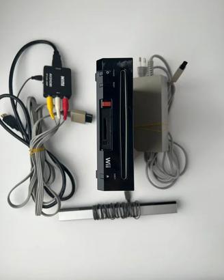 Console Nintendo Wii Nera + Adattatore HDMI