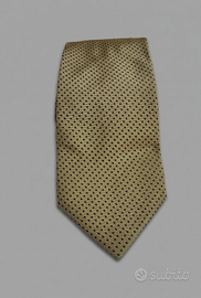 Elegante Cravatta Vintage in 100% Seta a Pois