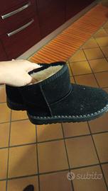 stivaletti neri invernali tg 35