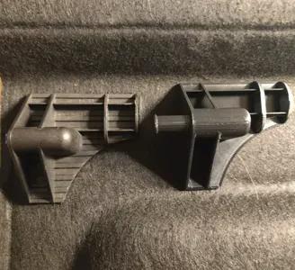 Supporti ripiano posteriore VW Golf 6 + Perni