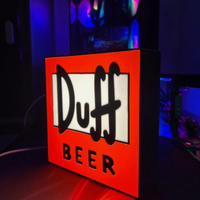 Lightbox Duff Beer – Lampada LED Decorativa (USB)