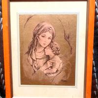 Quadro Serigrafia Vintage Carlo Parisi anni '70