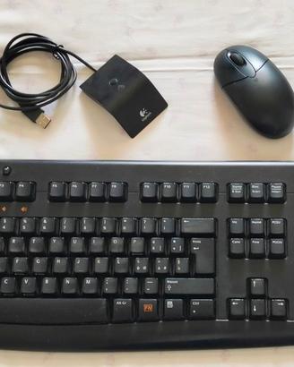 Mouse e Tastiera Logitech senza fili