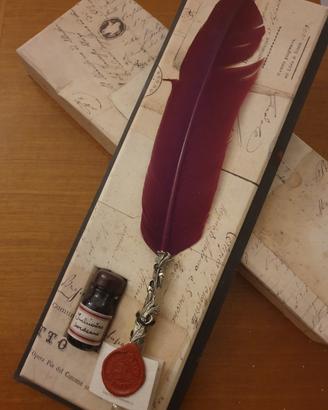 Set Calligrafia Rubinato - Inchiostro Bordeaux
