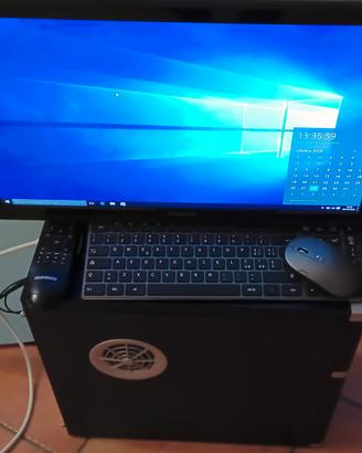 PC +monitor+ mouse tastiera wireless 