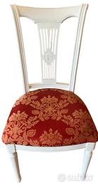sedie stile shabby barocche