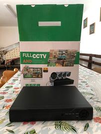 Kit 4 Telecamere Video Sorveglianza AHD IP Cloud D