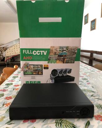 Kit 4 Telecamere Video Sorveglianza AHD IP Cloud D
