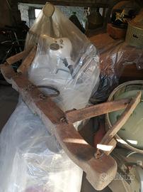 Giogo in legno per buoi bovini completo