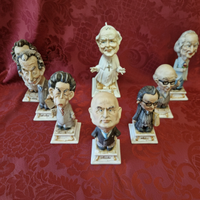 Serie di statuette dall'artista G. Pezzato