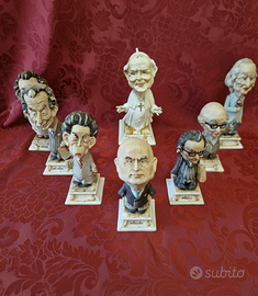 Serie di statuette dall'artista G. Pezzato