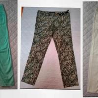 3 pantaloni skinny 100% cotone.