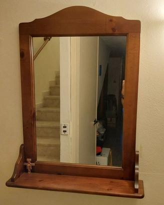Specchio in legno