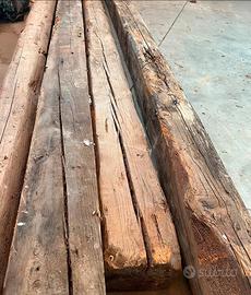 Travi in legno di rovere